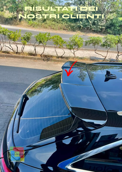 💎1379 Spoiler ADATTO PER AUDI A6 C8 Avant Rear Spoiler Nero lucido  ABS / 18+💎