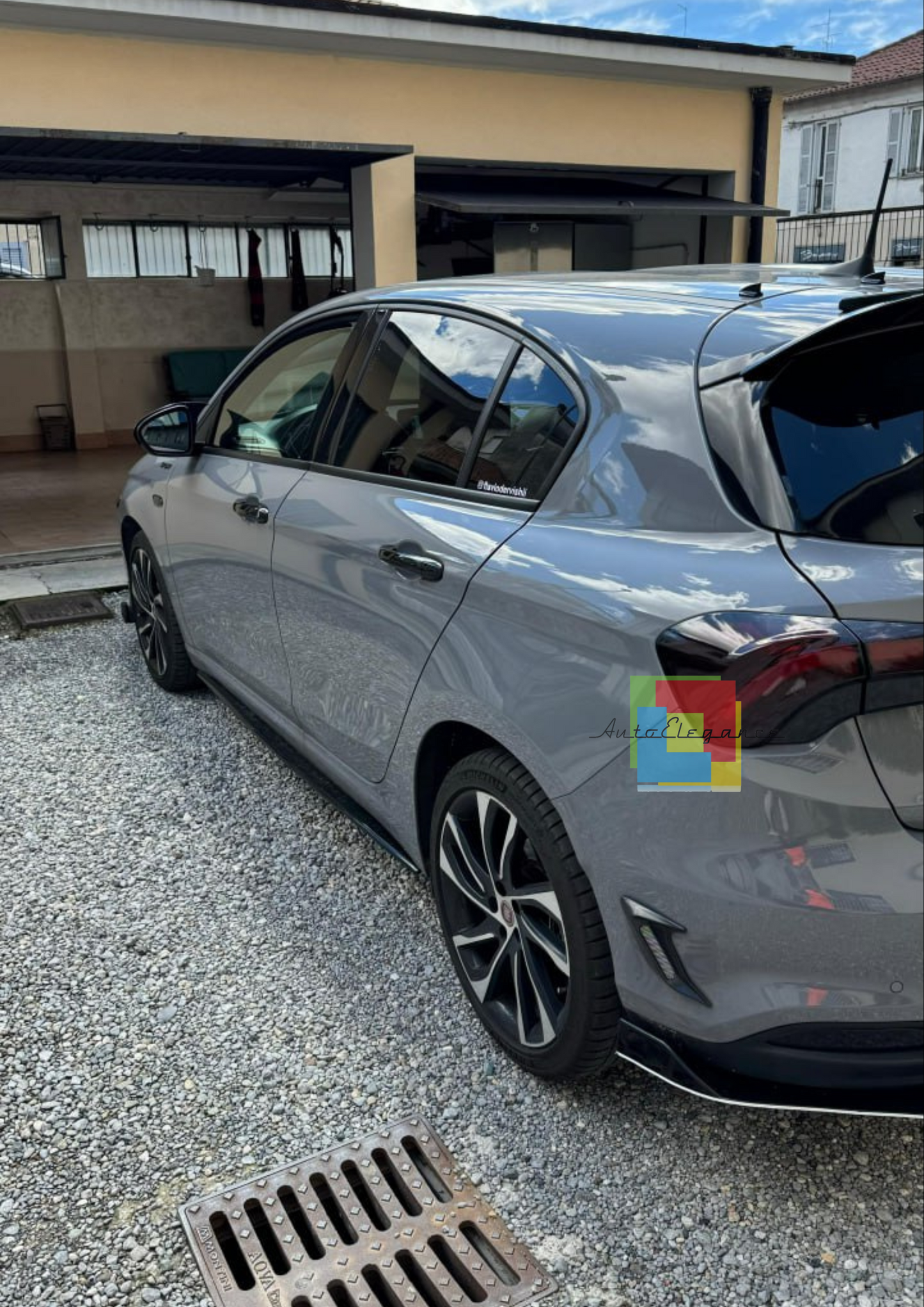 🔥Sotto minigonne nero lucido adatto per fiat tipo hatchback🔥