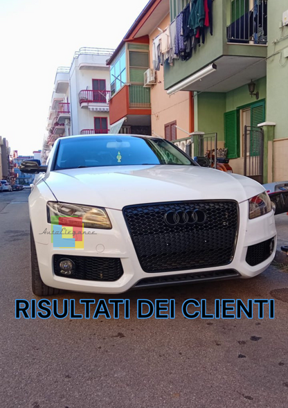 🔥0604 GRIGLIA ADATTA PER AUDI A5 2007-2011 LOOK RS5 NERA DESIGN SPORTIVO🔥