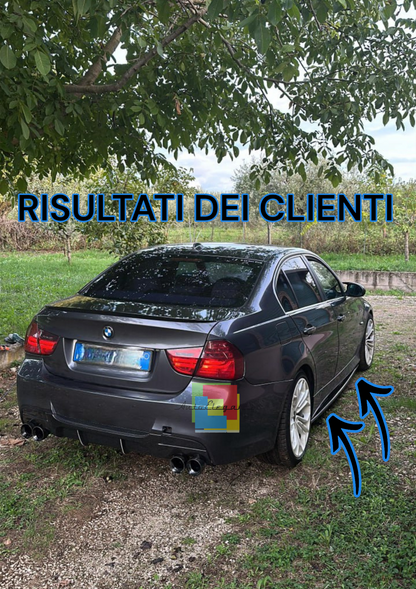0892⭐BMW SERIE 3 F30 F31 SPLITTER SOTTO MINIGONNE LATERALI SOTTOPORTA  ABS⭐
