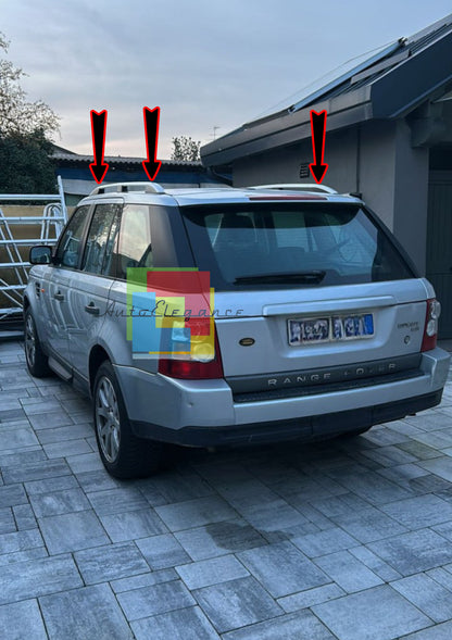 0214✨MANCORRENTI RANGE ROVER SPORT 05-12 BARRE SUL TETTO PORTAPACCHI SATINATI✨