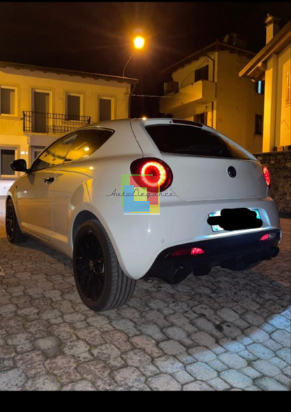 0151⭐DIFFUSORE ALFA ROMEO MITO 2008+ SOTTO PARAURTI POSTERIORE DAM NERO⭐