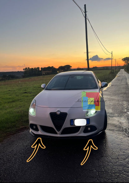 1842 ✨SPLITTER ADATTO PER ALFA ROMEO GIULIETTA 2010-2020 NERO LUCIDO✨