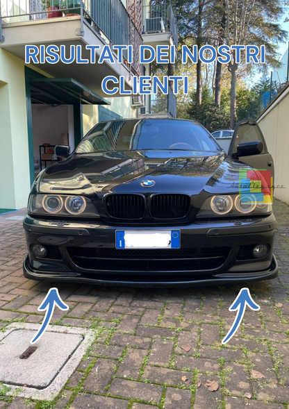 0489⭐SPLITTER SOTTO PARAURTI ADATTO PER BMW SERIE 5 E39 M / M-TECH ABS NERO⭐