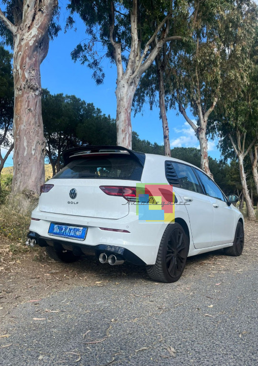 ⭐2004  Spoiler adatto per VW VOLKSWAGEN Golf MK 8 R 2020+ nero⭐