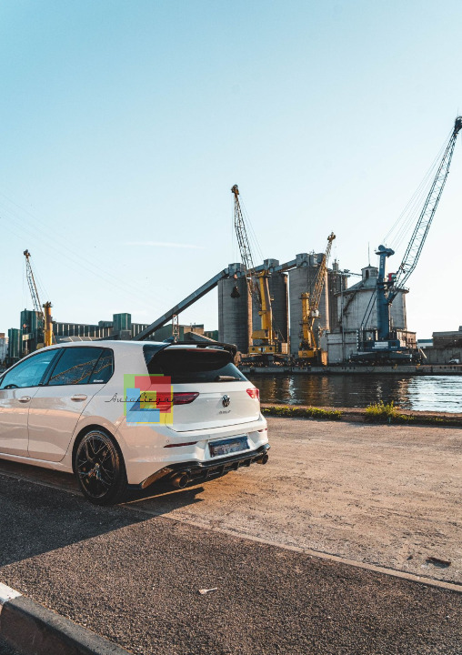 ⭐2004  Spoiler adatto per VW VOLKSWAGEN Golf MK 8 R 2020+ nero⭐