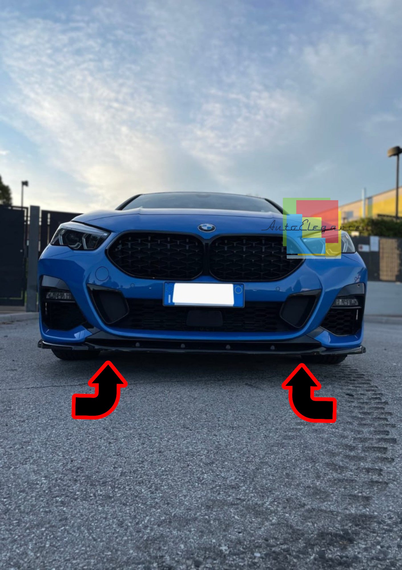 ⚡0210 SPLITTER SUITABLE FOR BMW 2 SERIES GRAND COUPE F44 MSPORT 2019+⚡