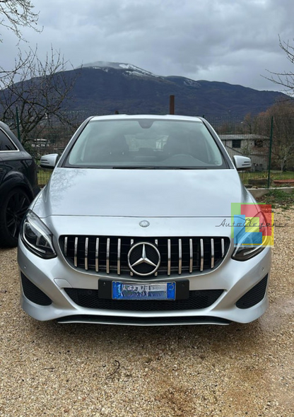 ⭐FRONT GRILLE SUITABLE FOR MERCEDES B CLASS W246 11-14 AMG GTR LOOK⭐ 