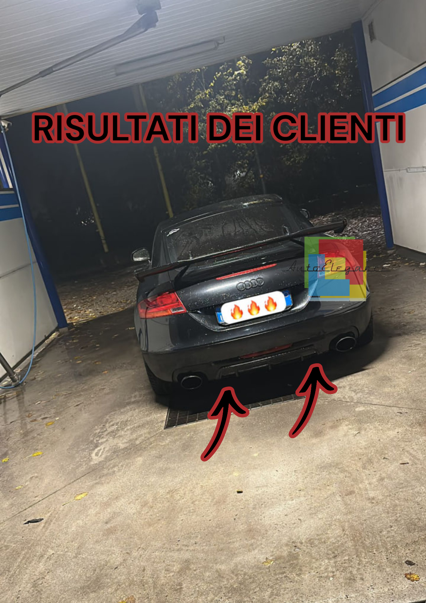 0724 🔥DIFFUSER SUITABLE FOR Audi TT 8J Coupé Cabrio 2006-2014🔥