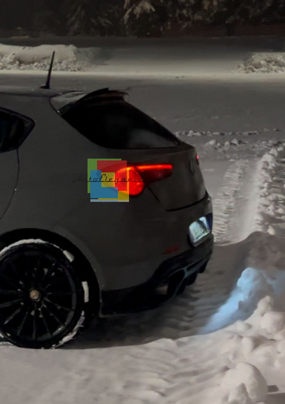 🔥0405 DIFFUSORE POSTERIORE ADATTO PER ALFA ROMEO GIULIETTA NERO LUCIDO🔥