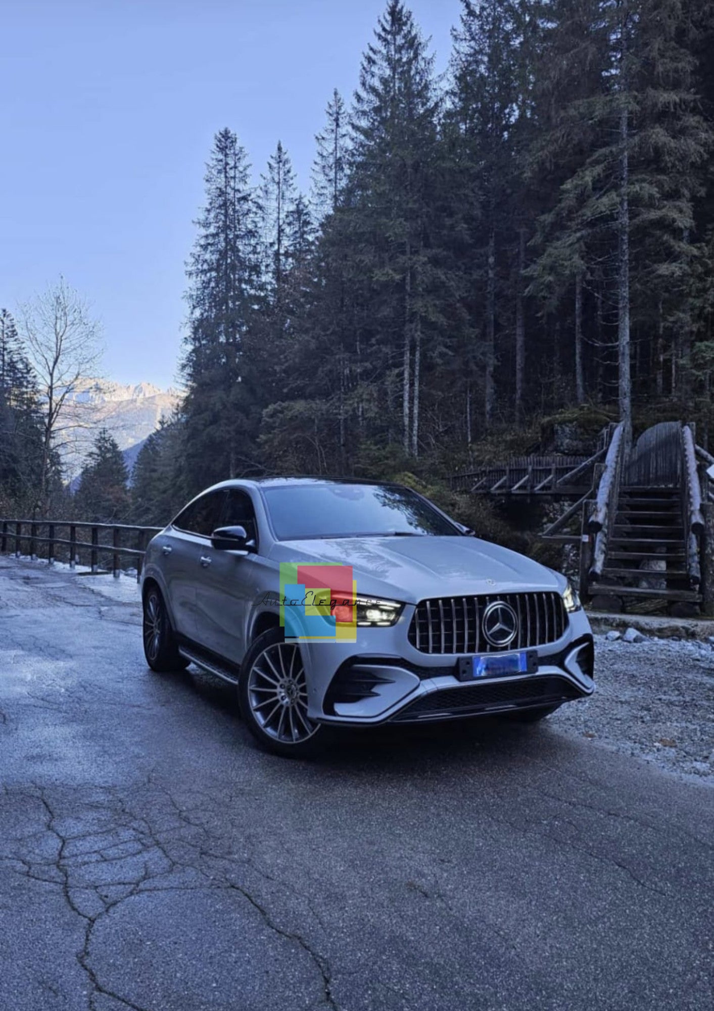 🔥Griglia sportiva CROMATA adatto per Mercedes V167 GLE RESTYLING (2023+) AMG🔥