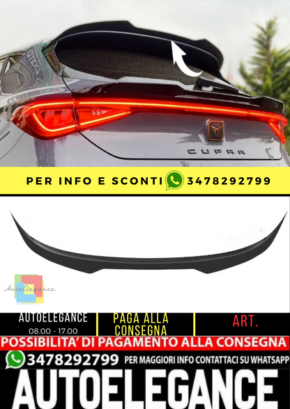 ⭐ Spoiler sul tetto compatibile con l'estensione dello spoiler posteriore CUPRA⭐