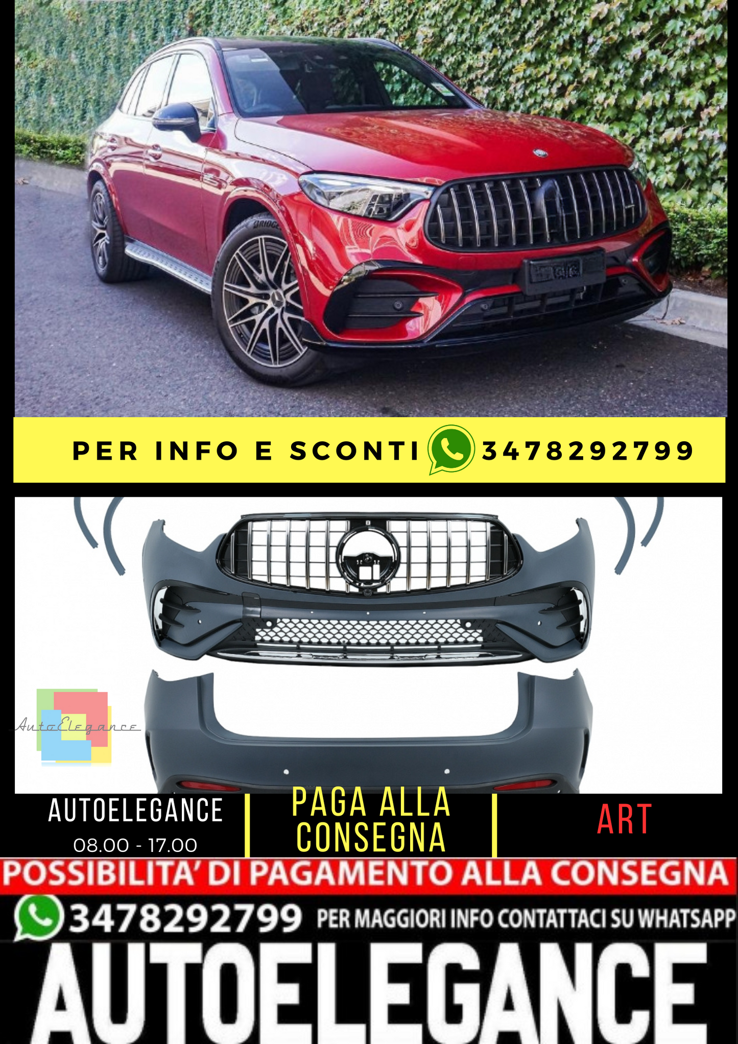 ⭐Body Kit suitable for Mercedes GLC-Class X254 SUV (2022 onwards) ⭐