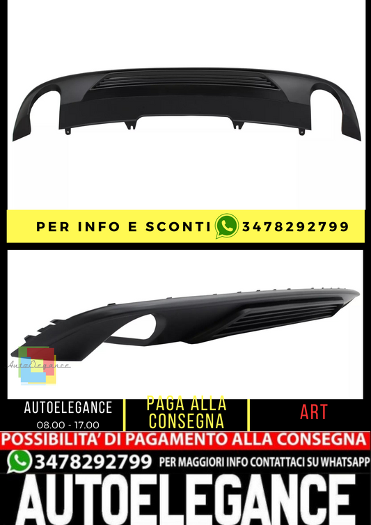 ⭐Diffusore paraurti per Audi A4 B9 8W Berlina Avant 16-18 Standard Edition⭐