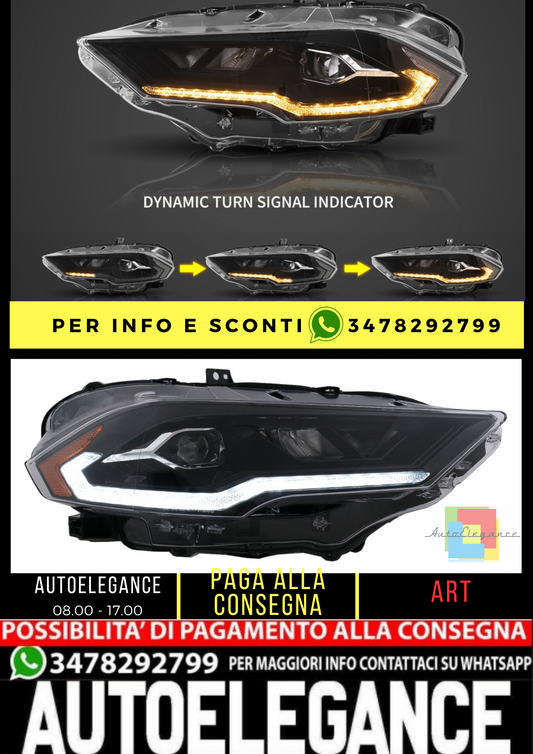 ⭐Fari a LED adatti per Ford Mustang VI Facelift (2018-2023) Luci di svolta din ⭐
