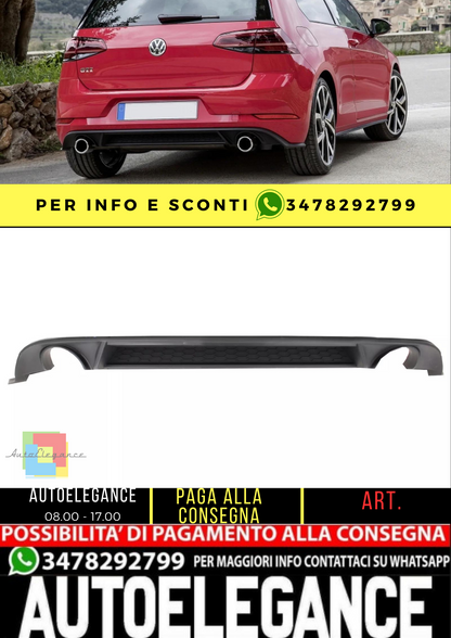 ⭐Diffusore d'aria paraurti per VW Golf 7.5 VII Hatchback 2017+ GTI Look⭐