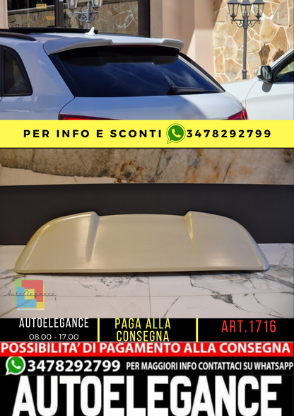 ⭐ ART.1716 SPOILER ADATTO PER AUDI Q3 8U 2011-2018 LOOK RSQ3 RS GREZZO⭐