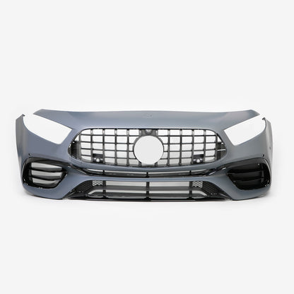 PARAURTI PER MERCEDES-BENZ CLASSE A W177 2024+ LOOK AMG A45S + GRIGLIA CROMATA