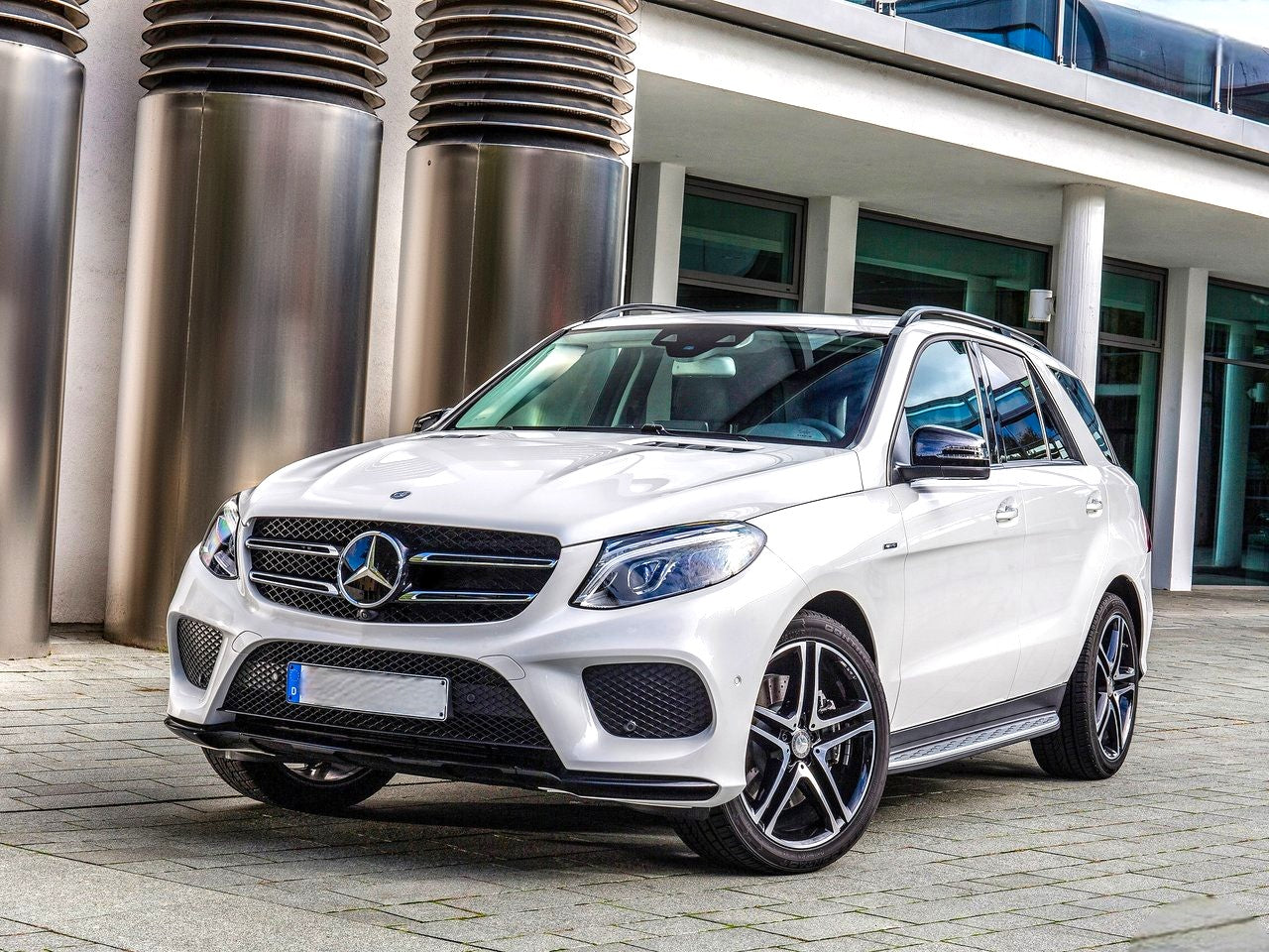 💥ART.3787 PARAURTI ANTERIORE SPORT adatto per MERCEDES GLE W166 15-18 LOOK AMG💥