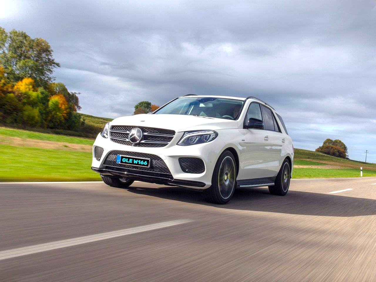 💥ART.3787 PARAURTI ANTERIORE SPORT adatto per MERCEDES GLE W166 15-18 LOOK AMG💥