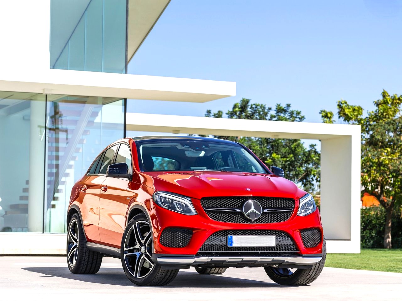 💥ART.3788 PARAURTI ANTERIORE SPORT adato per MERCEDES GLE C292 15-19 LOOK AMG💥