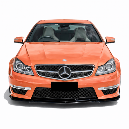 💫ART.9490 Splitter Anteriore Nero Lucido AMG per Classe C W204 2011-2014💫
