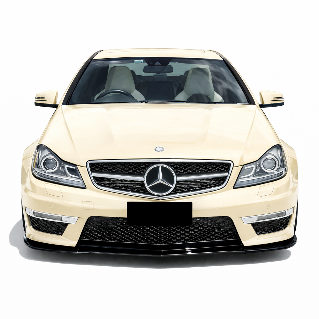 💫ART.9490 Splitter Anteriore Nero Lucido AMG per Classe C W204 2011-2014💫
