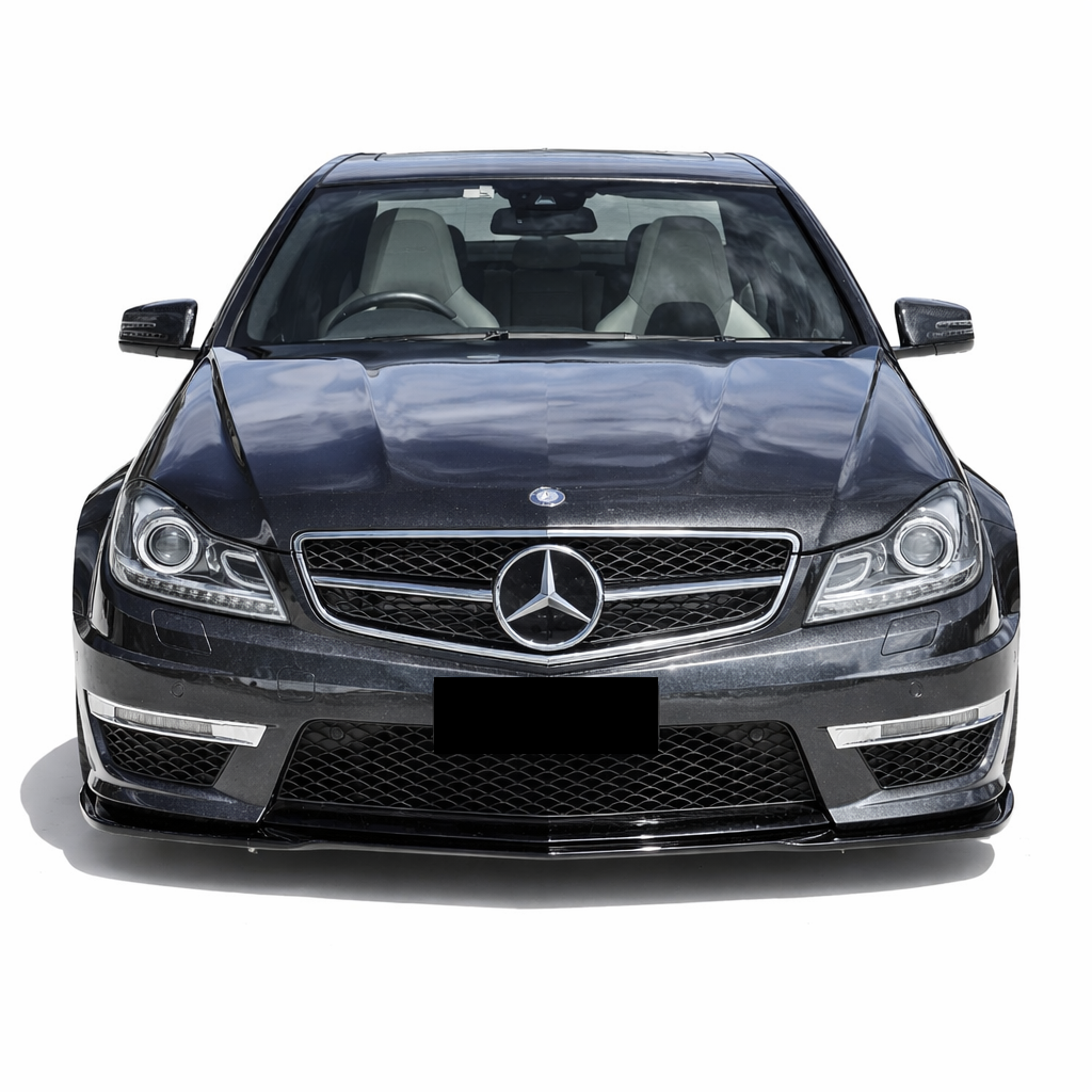 💫ART.9490 Splitter Anteriore Nero Lucido AMG per Classe C W204 2011-2014💫