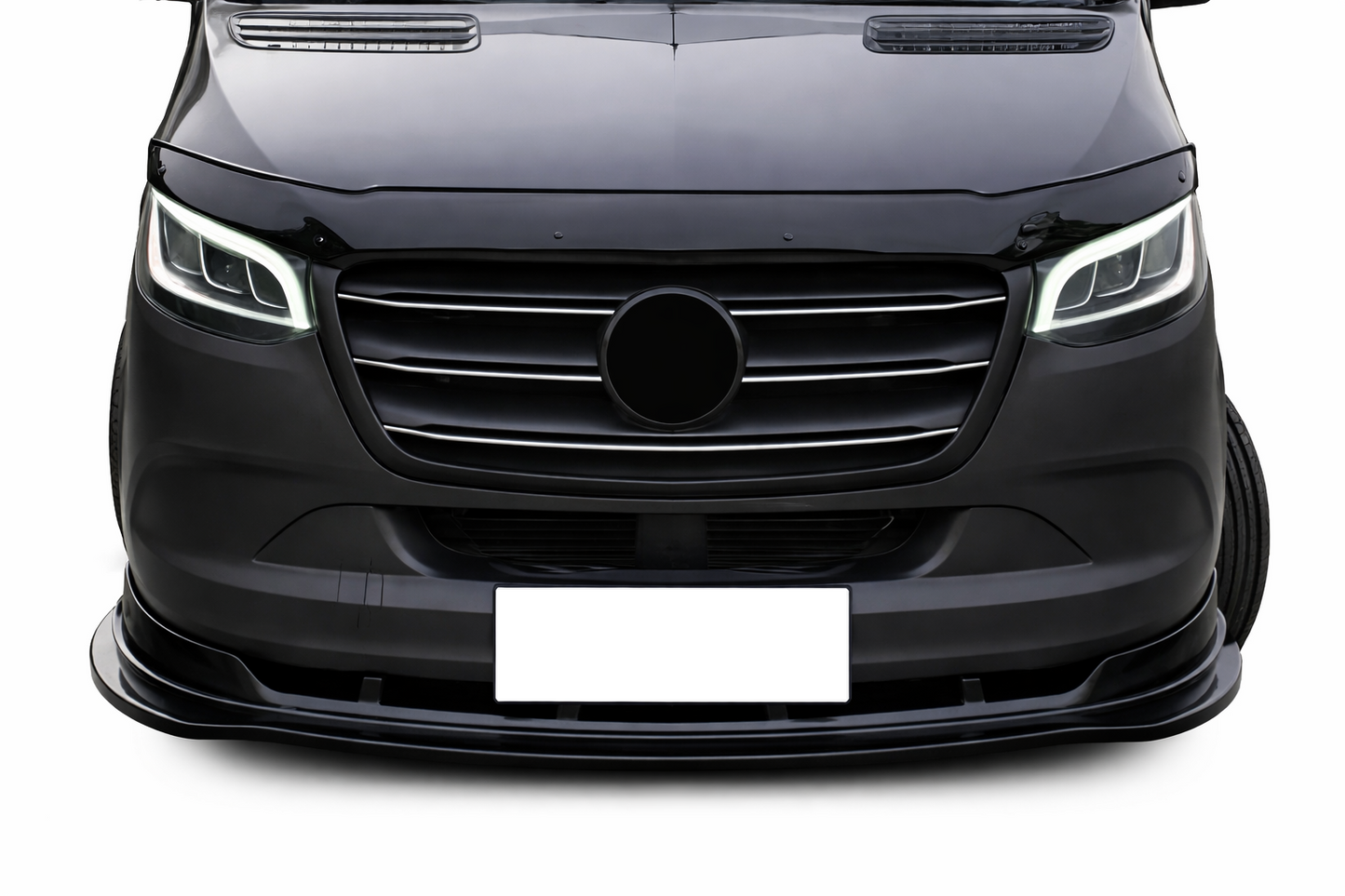 💫ART.9505 Splitter Stile Maxton Nero lucido per Sprinter W907 2019💫