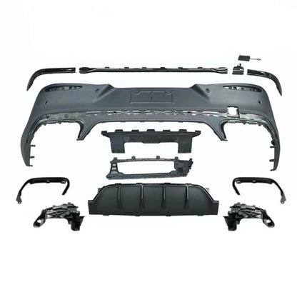 ART.2231 DIFFUSORE MERCEDES GLC C254 2023+ COUPE LOOK GLC63 PROFILO NERO