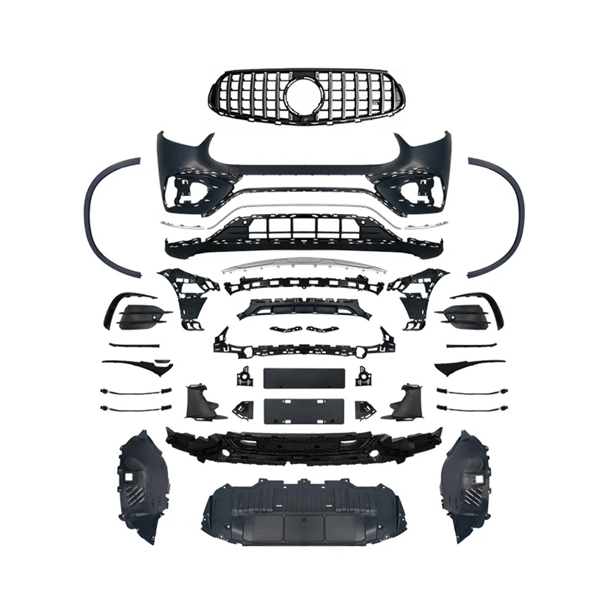 ❤️‍🔥Paraurti anteriore GLC63 AMG Look per Mercedes GLC (X254) SUV (C254) ❤️‍🔥