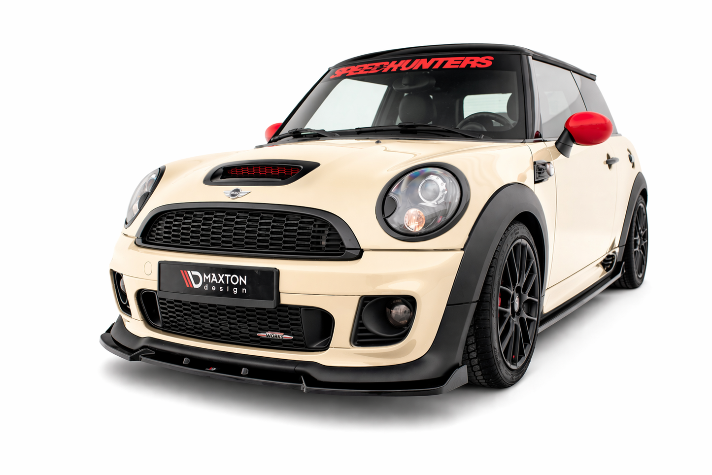 💫ART.9529 Splitter Nero Lucido V.3 per Mini Cooper John Cooper Works R56💫