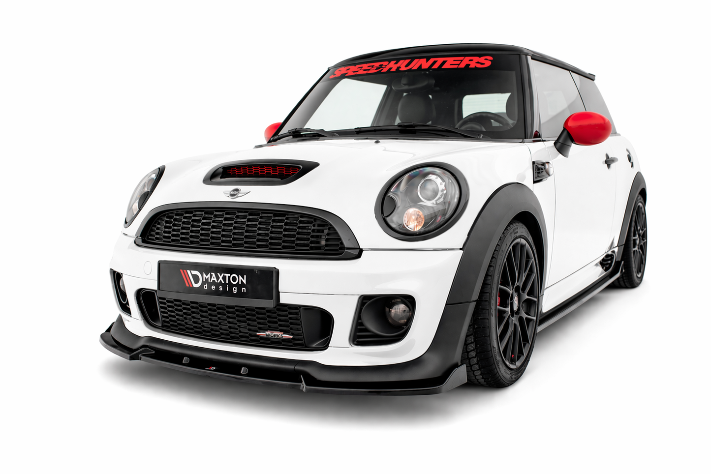 💫ART.9529 Splitter Nero Lucido V.3 per Mini Cooper John Cooper Works R56💫