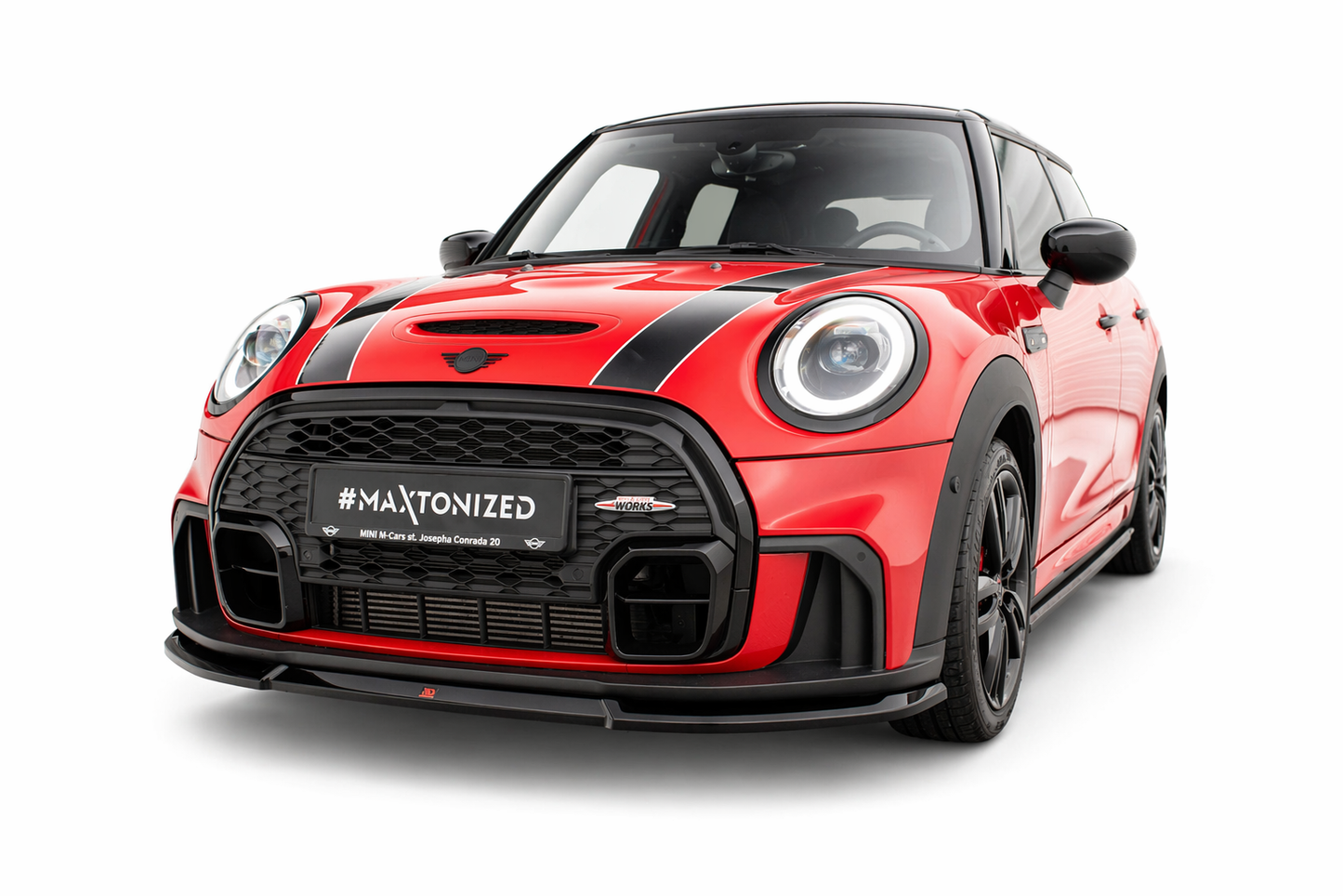 💫ART.9519 Splitter Anteriore V.2 per Mini Cooper S John Cooper Works F56💫