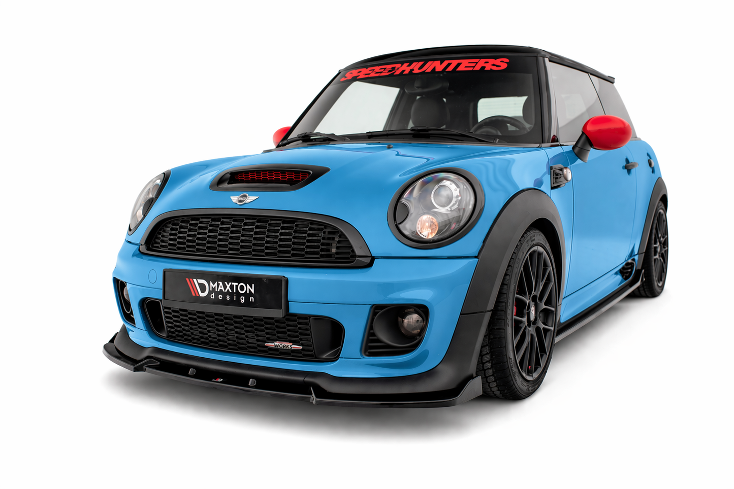 💫ART.9529 Splitter Nero Lucido V.3 per Mini Cooper John Cooper Works R56💫