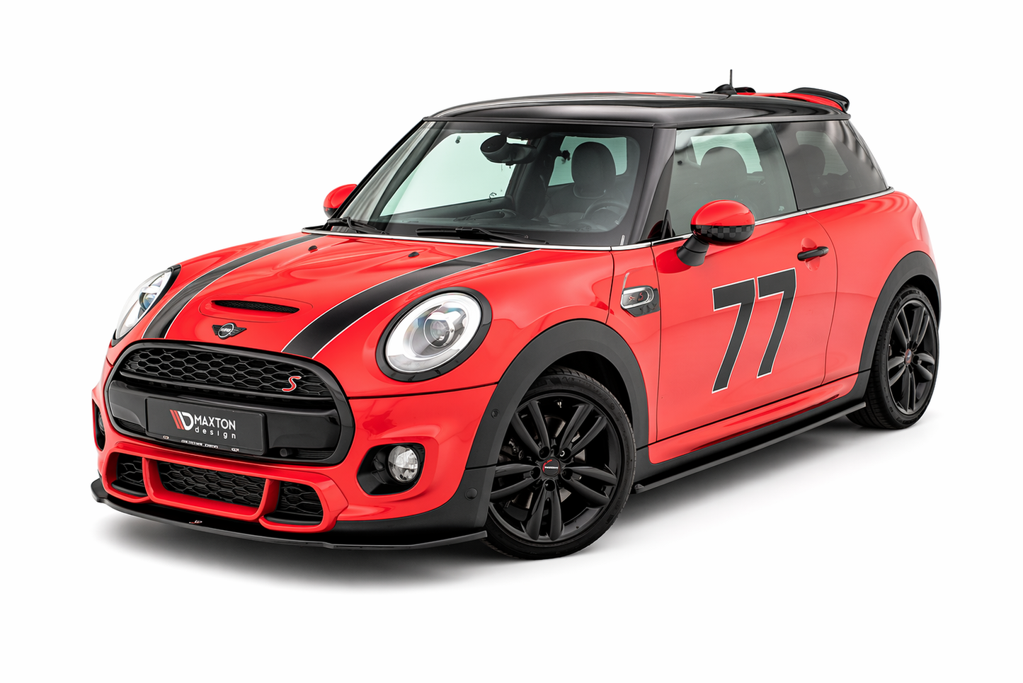 💫ART.9532 Splitter Nero Lucido per Mini Cooper S John Cooper Works F56💫