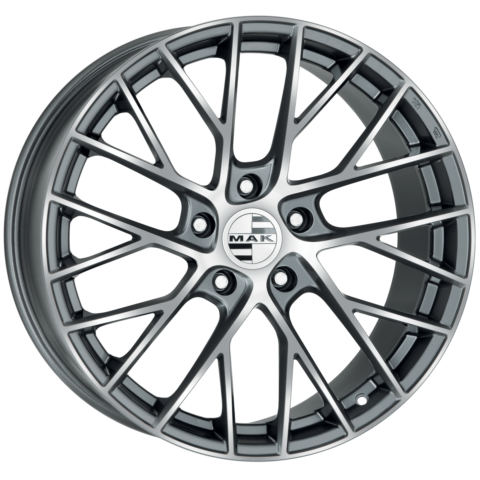 ALLOY WHEEL RIMS 19" 20" Suitable for AUDI A3 MAK MONACO MATT BLACK 
