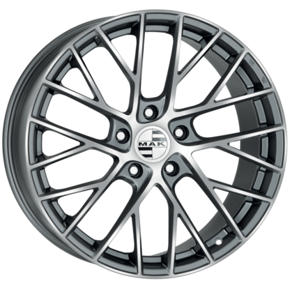 ALLOY WHEEL RIMS 19" 20" Suitable for AUDI A3 MAK MONACO MATT BLACK 