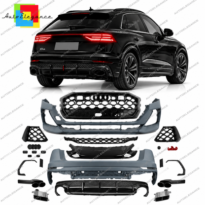 👉ART.10954 Body Kit adatto per Audi Q8 SUV (2018-2023) RS Design👈