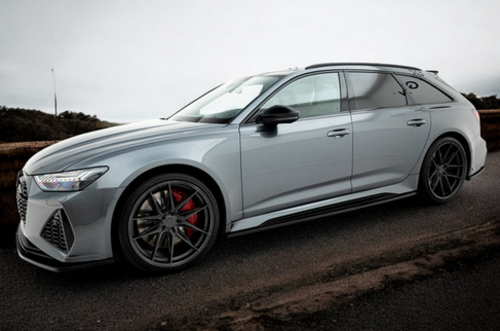 💕ART.2160 SOTTO MINIGONNE AUDI A6 C8 RS6 A7 C8 RS7 19-23 NERO LUCIDO (213cm) 💕