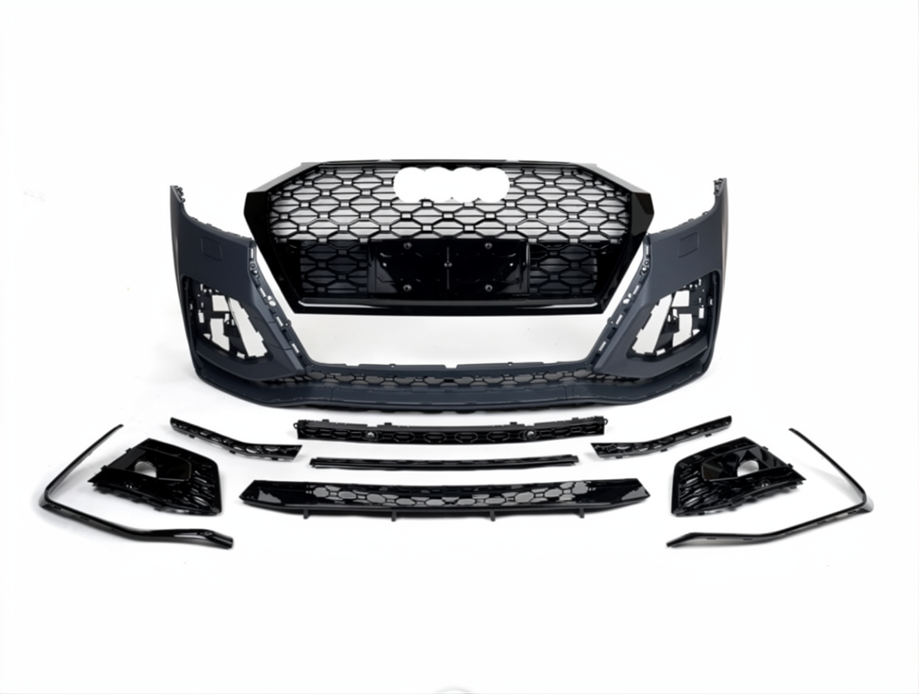 💕 Paraurti Anteriore Adatto per Audi Q5 SQ5 20-25 Sportivo Rennsport Nero 💕