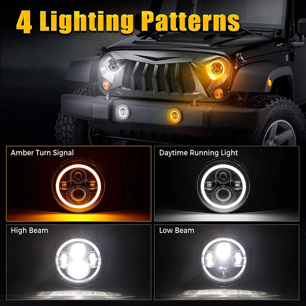 💥FARI ANTERIORE ADATTO PER Jeep Wrangler JK TJ LJ💥