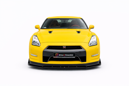 💫ART.9323 Splitter Anteriore + Flaps per Nissan GTR R35 Facelift 2011-2016💫