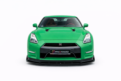 💫ART.9323 Splitter Anteriore + Flaps per Nissan GTR R35 Facelift 2011-2016💫
