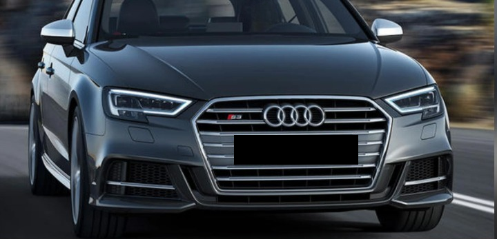 💫ART.7334 GRIGLIA SPORTIVA STILE NERO LUCIDO PDC per AUDI A3 8V 2017-2020💫