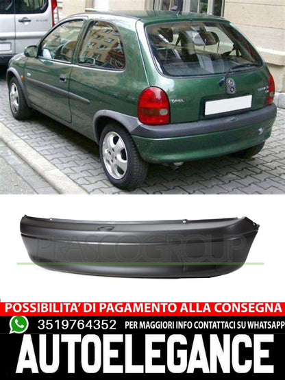 Paraurti Prasco Posteriore NERO/GOFFRATO Per Opel Corsa B  1404132