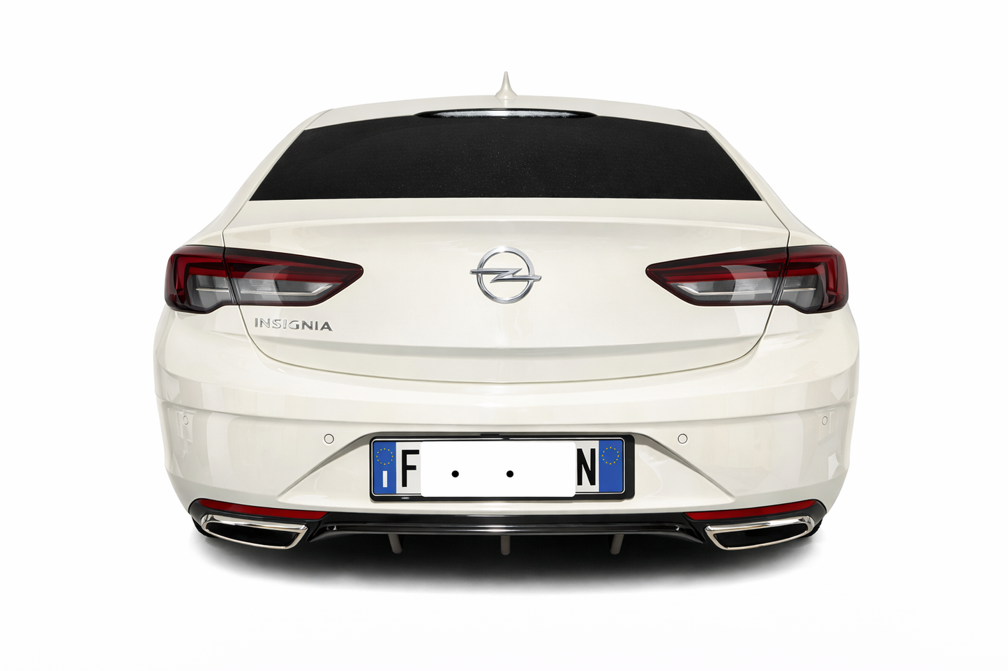 💫ART.0435 DIFFUSORE POSTERIORE PER OPEL INSIGNIA B 2018+ NERO LUCIDO💫