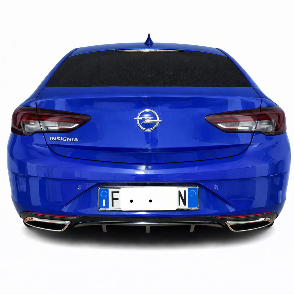 💫ART.0435 DIFFUSORE POSTERIORE PER OPEL INSIGNIA B 2018+ NERO LUCIDO💫