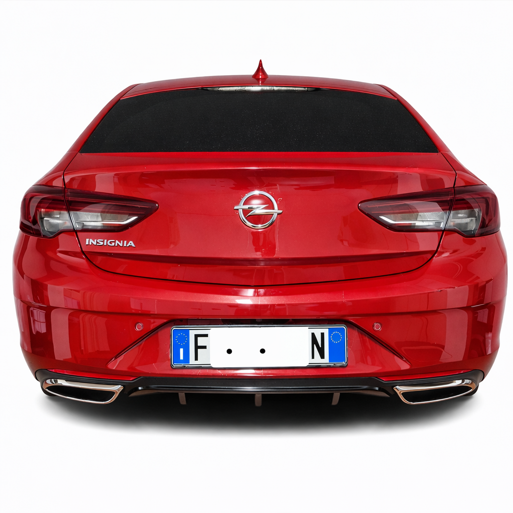 💫ART.0435 DIFFUSORE POSTERIORE PER OPEL INSIGNIA B 2018+ NERO LUCIDO💫