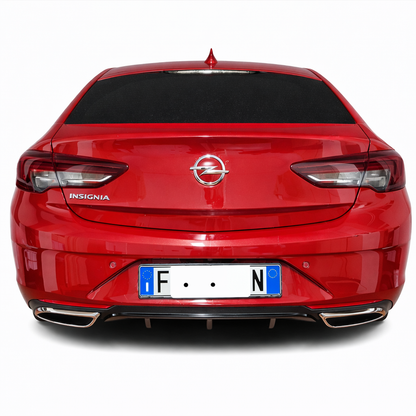 💫ART.0435 DIFFUSORE POSTERIORE PER OPEL INSIGNIA B 2018+ NERO LUCIDO💫